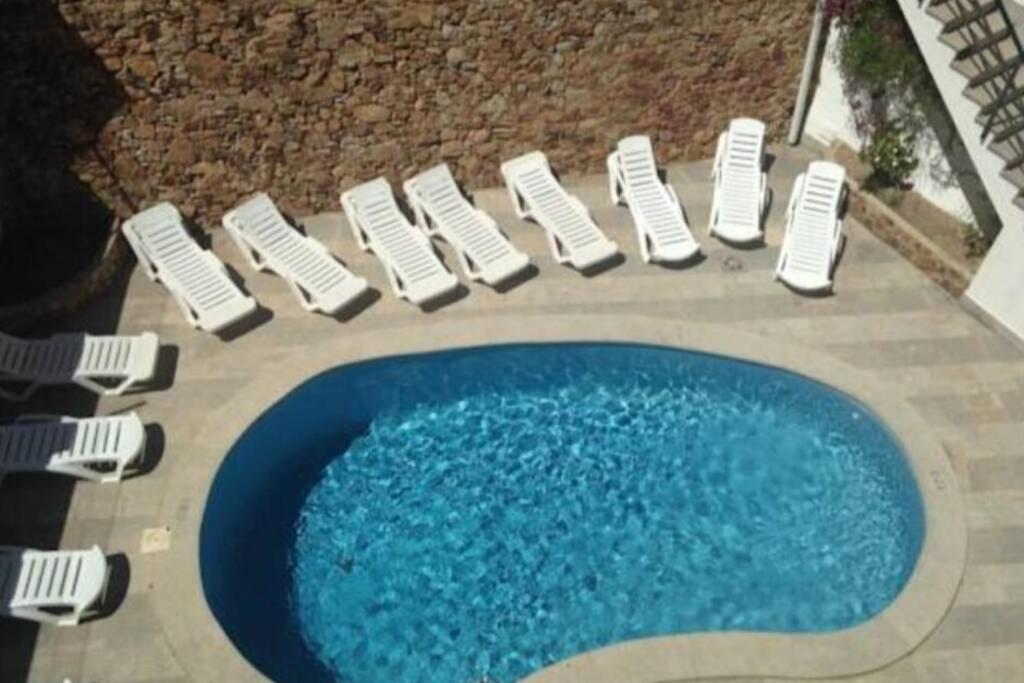 Apartamento Con Piscina En El Centro De Бланес Екстериор снимка