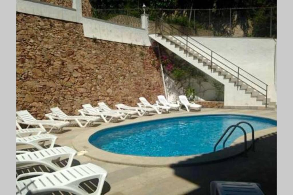 Apartamento Con Piscina En El Centro De Бланес Екстериор снимка